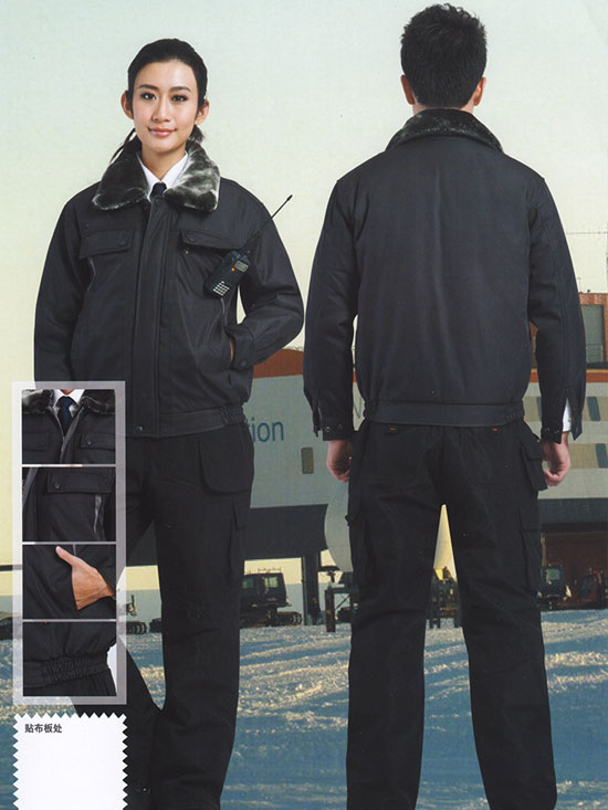 冬季保衛(wèi)外勤棉衣棉服
