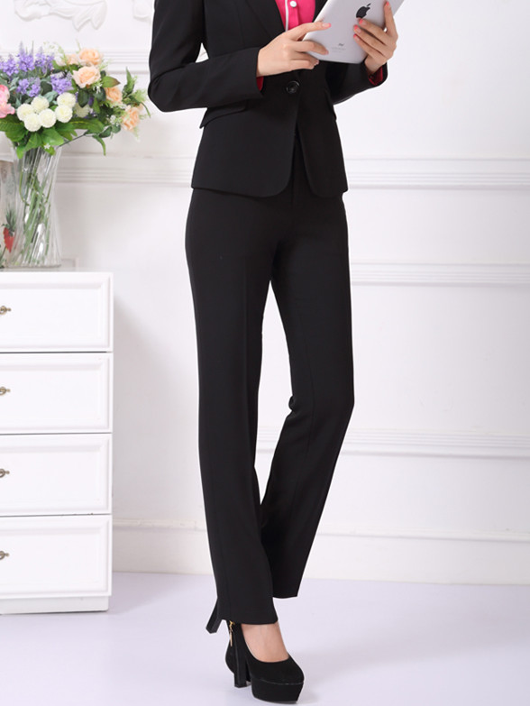 秋冬新裝百搭基本庫西裝褲職業褲