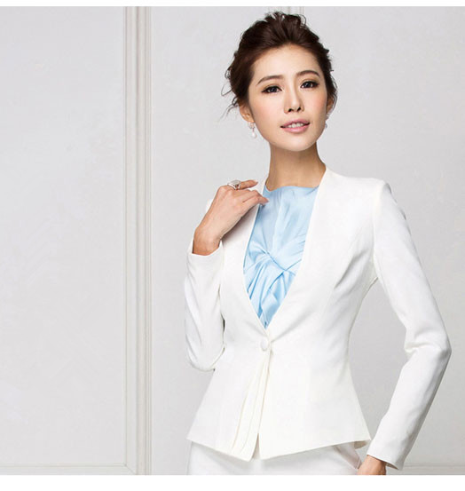 韓版OL燕尾服西裝外套