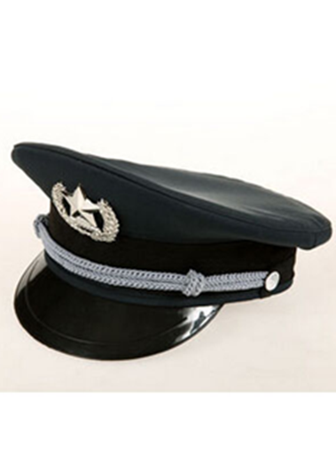 保安服配件組合保安大沿帽物業(yè)酒店小區(qū)通用正裝黑色