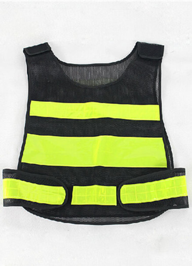 雙層加厚反光黑色反光馬甲交通安全反光服反光背心反